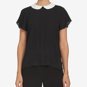 Cece Peter Pan Collar Blouse